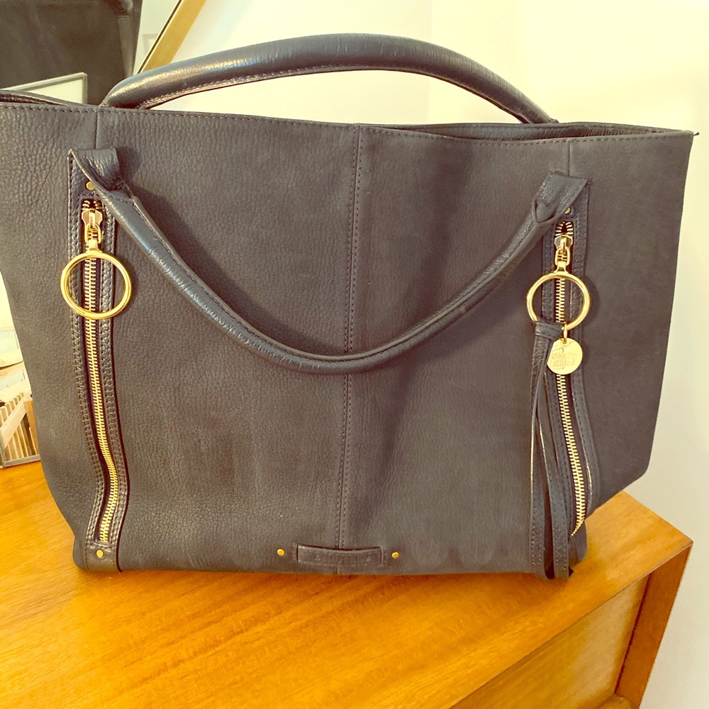 See by Chloe hand bag blue